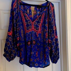Anthropologie silk blouse